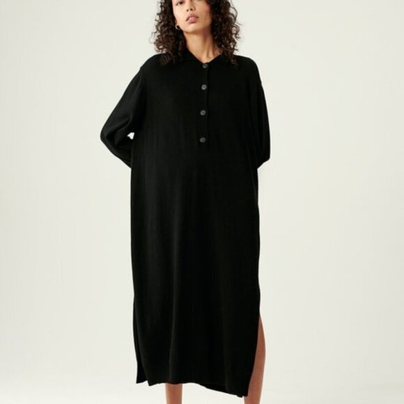 A PART OF THE ART Everyday Knit Dress In Black size S NWT - Picture 1 of 7
